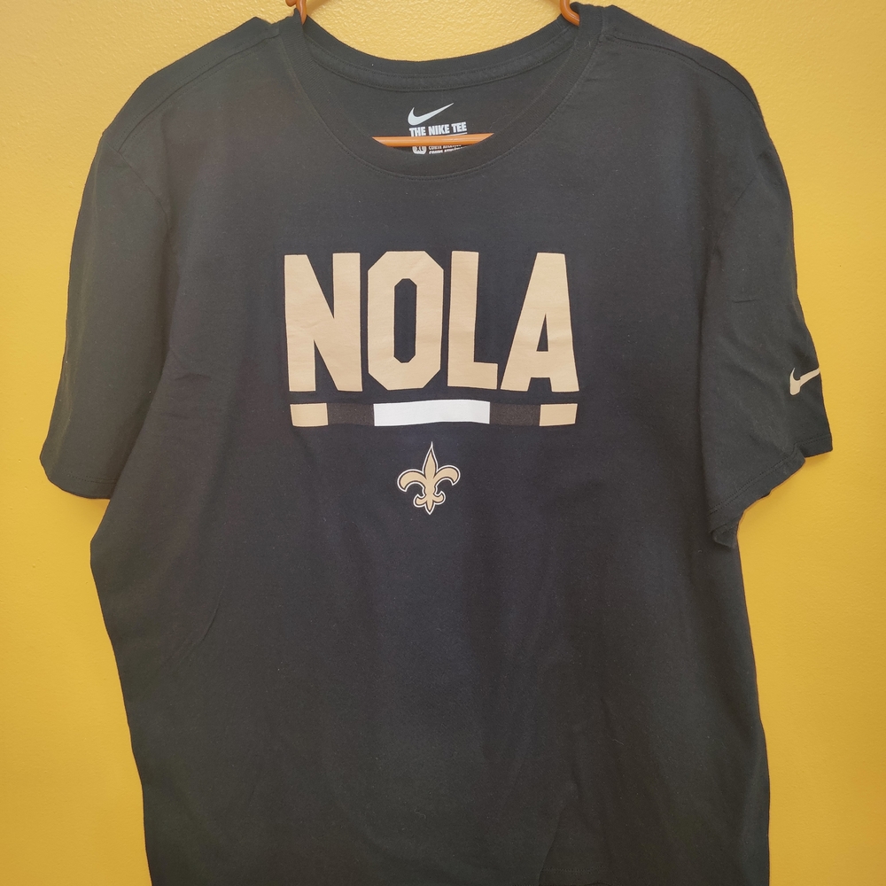Nike Black and Tan NOLA Short Sleeve Tee